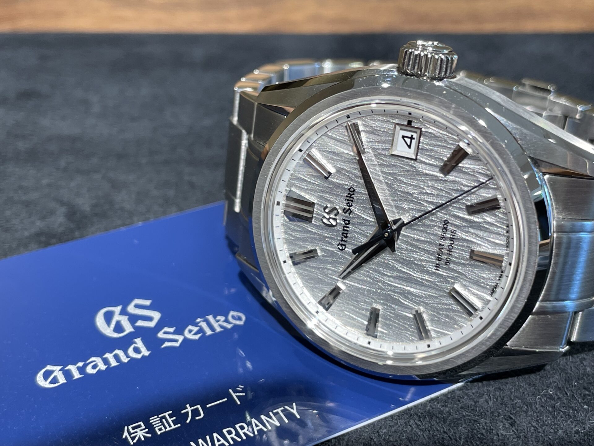 セイコー グランドセイコー メカニカル ハイビート 36000 40mm 白樺 エボリューション コレクション Grand Seiko Mechanical Hi-Beat 36000 Evolution Collection SLGH005(9SA5-00C0) 箱 保証書 SS メンズ時計 シルバー 美品 【新品】