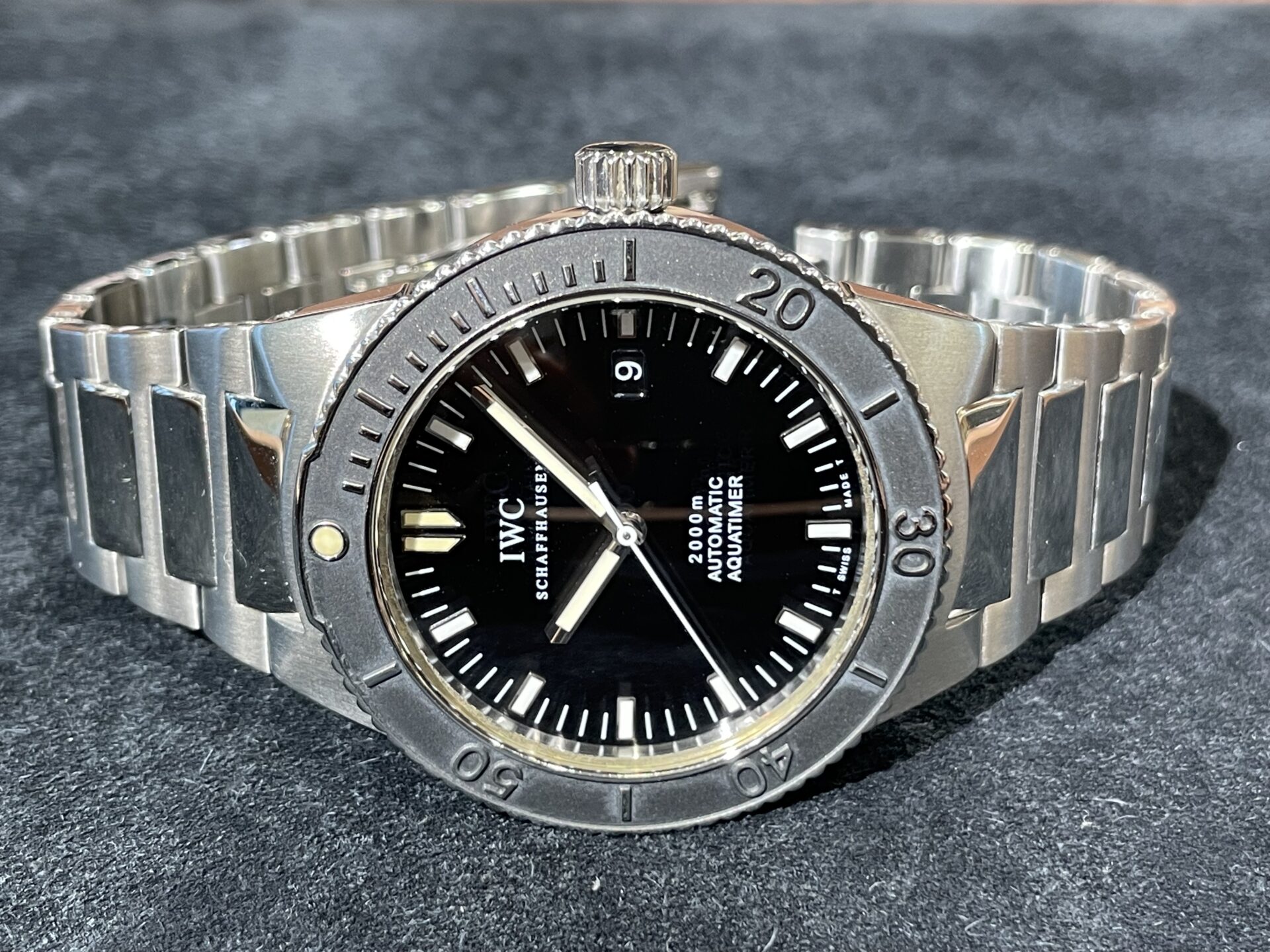 IWC SCHAFFHAUSEN IW353602 GST アクアタイマー デイト 自動巻き メンズ _753253