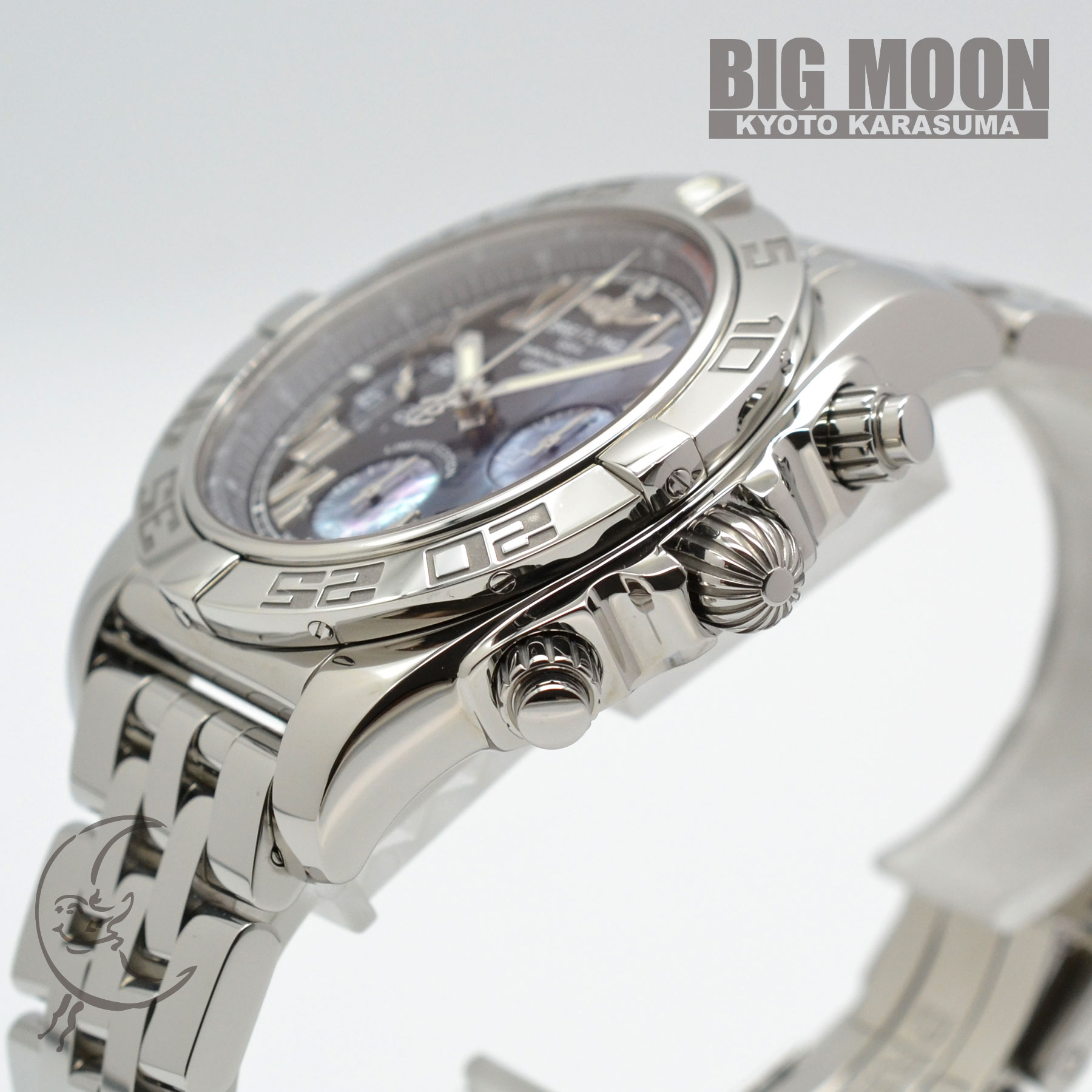 ブライトリング BREITLING クロノマット 44　日本限定400本 AB01116X/BE67 ブルーシェル ステンレススチール メンズ 腕時計