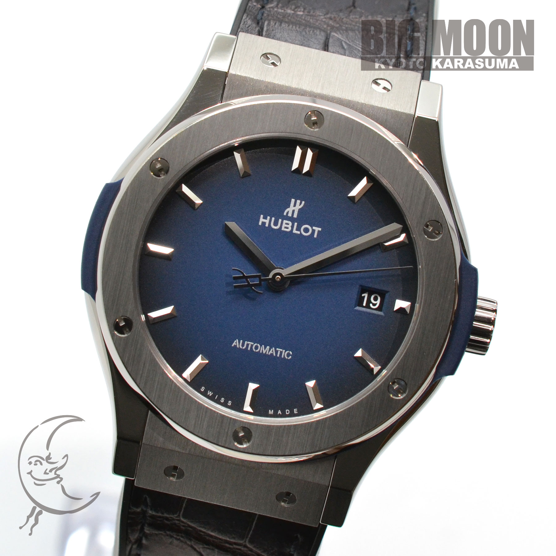 クラシックフュージョン チタニウム ディープブルー Ref.542.NX.6670.LR.JPN18 品 メンズ 腕時計