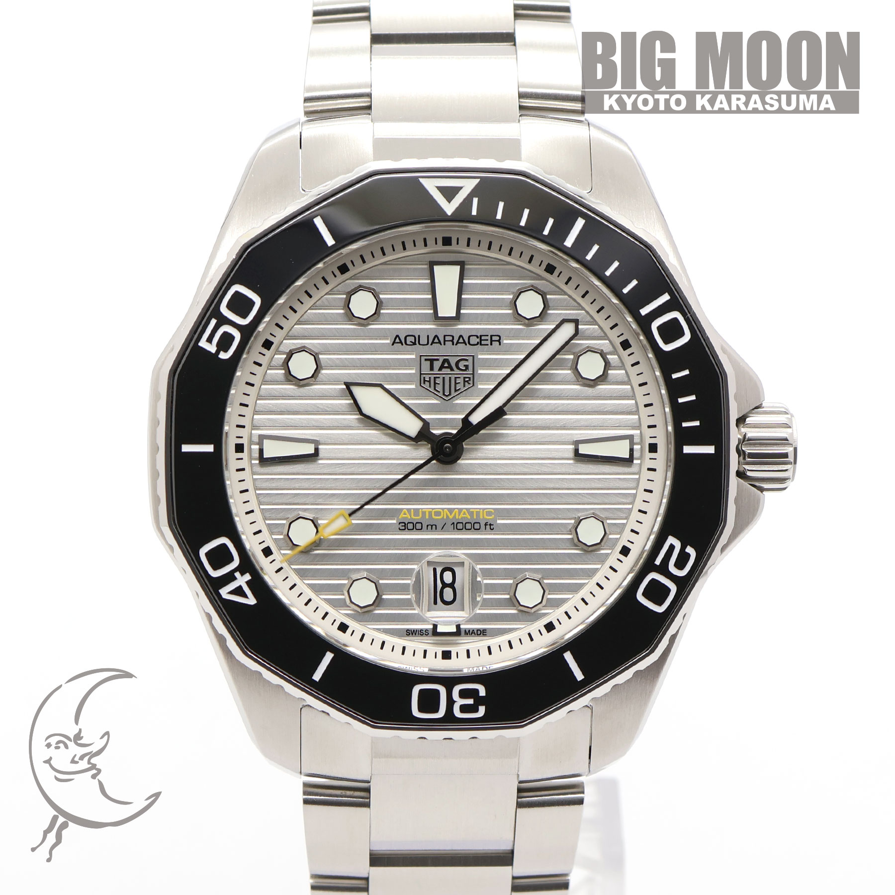 TAG HEUER タグホイヤー アクアレーサー プロフェッショナル300 43mm WBP201C.BA0632 | ブランド時計の買取販売なら四条烏丸のビッグムーン京都へ  ロレックス(ROLEX) オメガ(OMEGA) ウブロ(HUBLOT) パネライ(PANERAI)