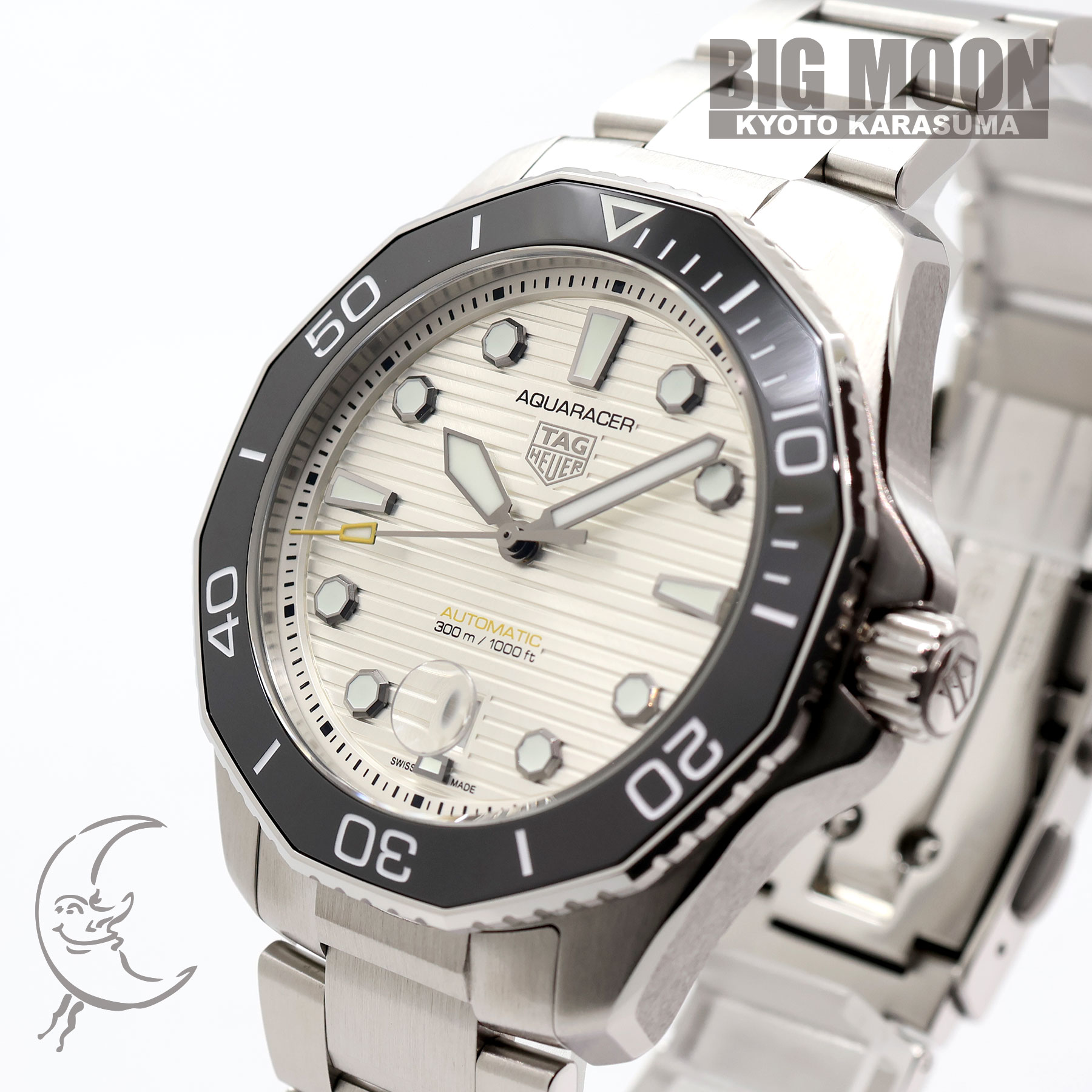 TAG HEUER タグホイヤー アクアレーサー プロフェッショナル300 43mm WBP201C.BA0632 | ブランド時計の買取販売なら四条烏丸のビッグムーン京都へ  ロレックス(ROLEX) オメガ(OMEGA) ウブロ(HUBLOT) パネライ(PANERAI)