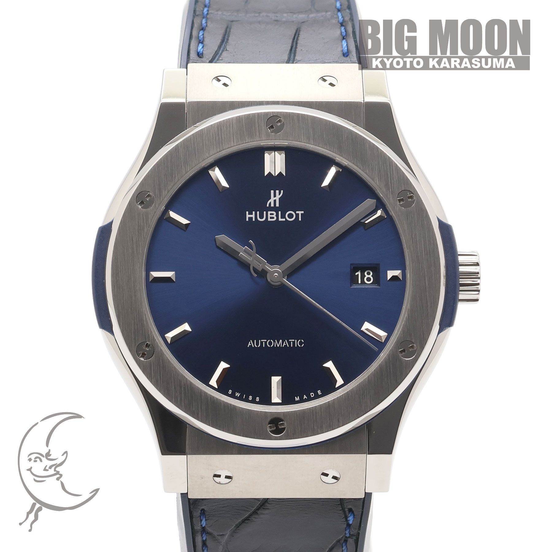 ウブロ　クラシック・フュージョン チタニウムブルー