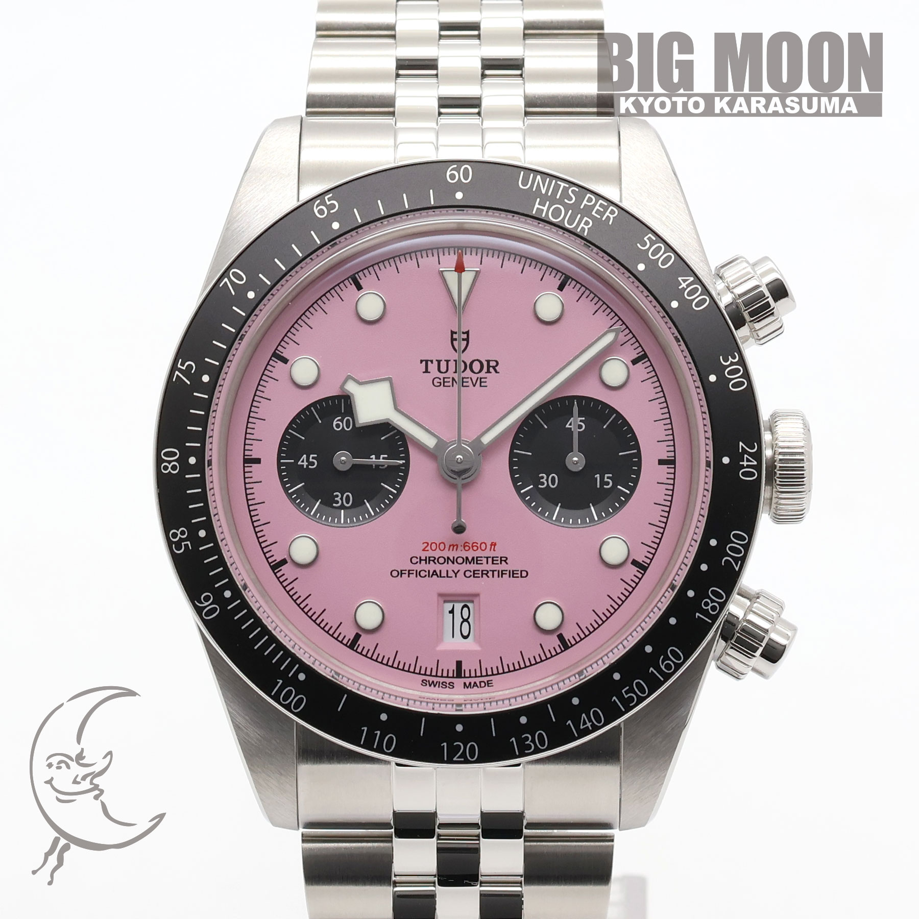 チューダー　ブラックベイ クロノ　Daring watchesコレクション　ピンク